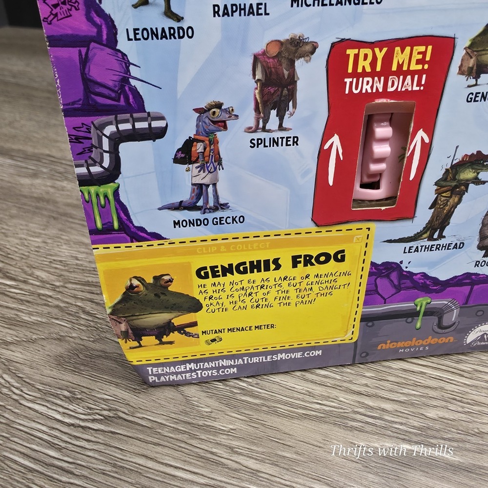 Teenage Mutant‎ Ninja Turtles - Mutant Mayhem - Genghis Frong 3" Figure - 2023 - Picture 12 of 16